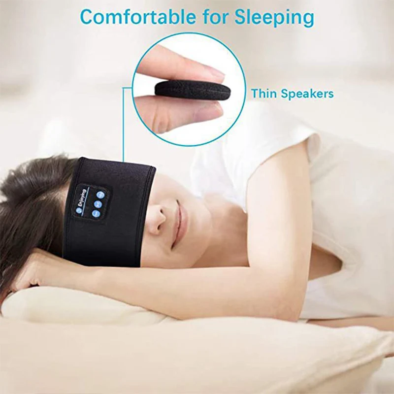 Earphone Bluetooth Ikat Kepala - Sleep Mask Headphones Bluetooth ulasan dan harga