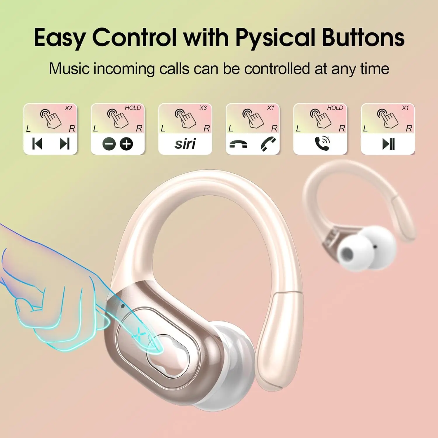 GDLYL HD65 Earphone Nirkabel O - Type C Wired Earphones With Mic ulasan dan harga