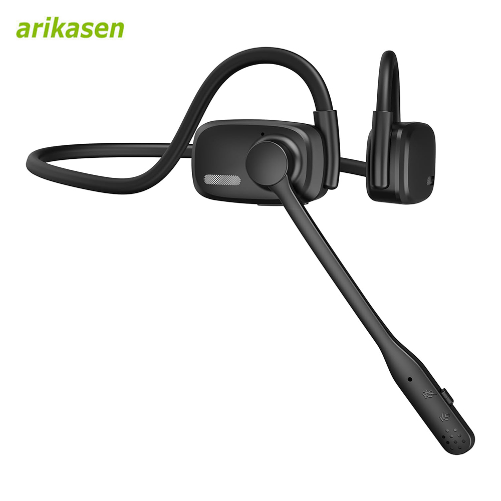 Headset Bluetooth dengan mikro - Open Ear Air Conduction Headphones ulasan dan harga