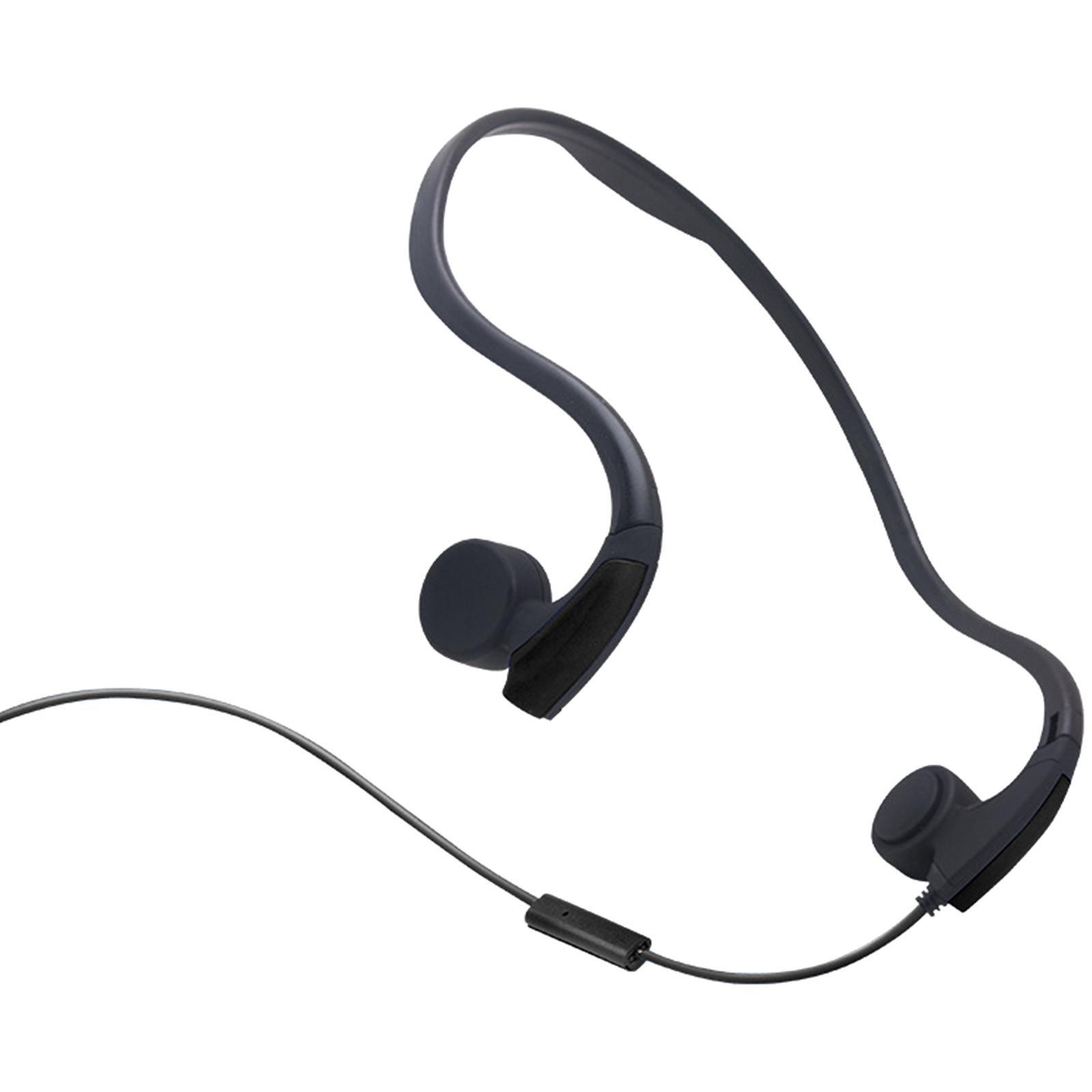 Kontrol Suara Headset Berkabel - Bone Conduction Running Headphones ulasan dan harga