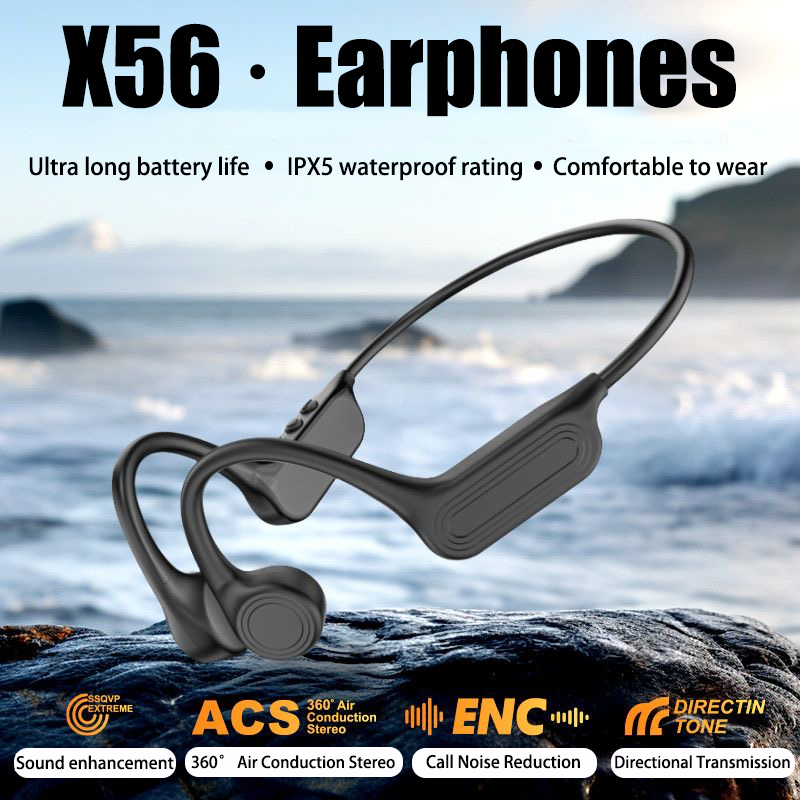 Headphone Konduksi Tulang Nirk - Bone Conduction Running Headphones ulasan dan harga