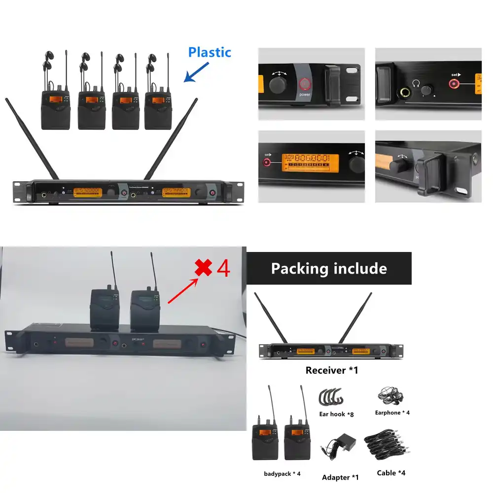 572-603mhz 2050EX Transmitter  - In Ear Monitors For Singers ulasan dan harga