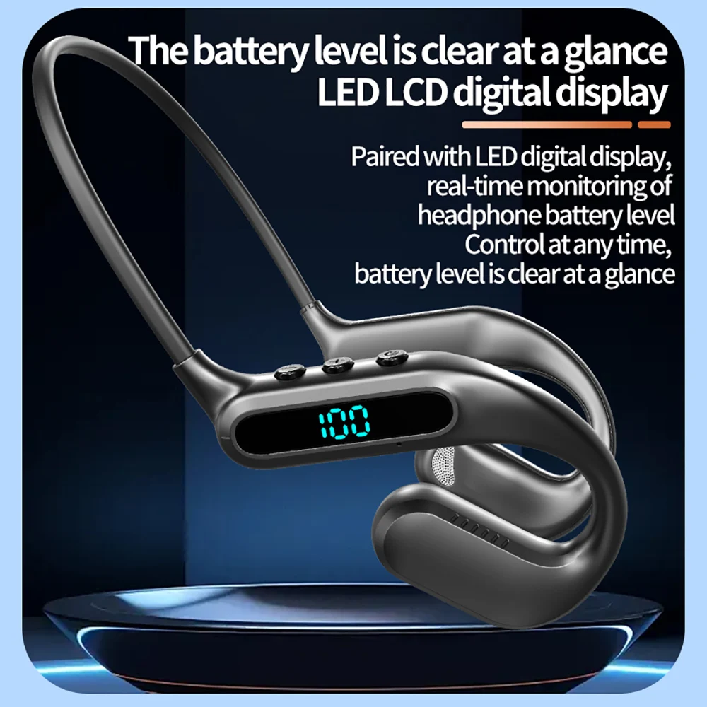 KEBIDUMEI Headphone Konduksi U - Open Ear Air Conduction Headphones ulasan dan harga