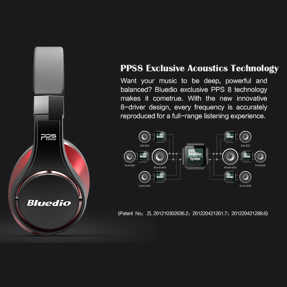 Bluedio U UFO Headphone Over-E - Anc Wireless Over Ear Headphones ulasan dan harga