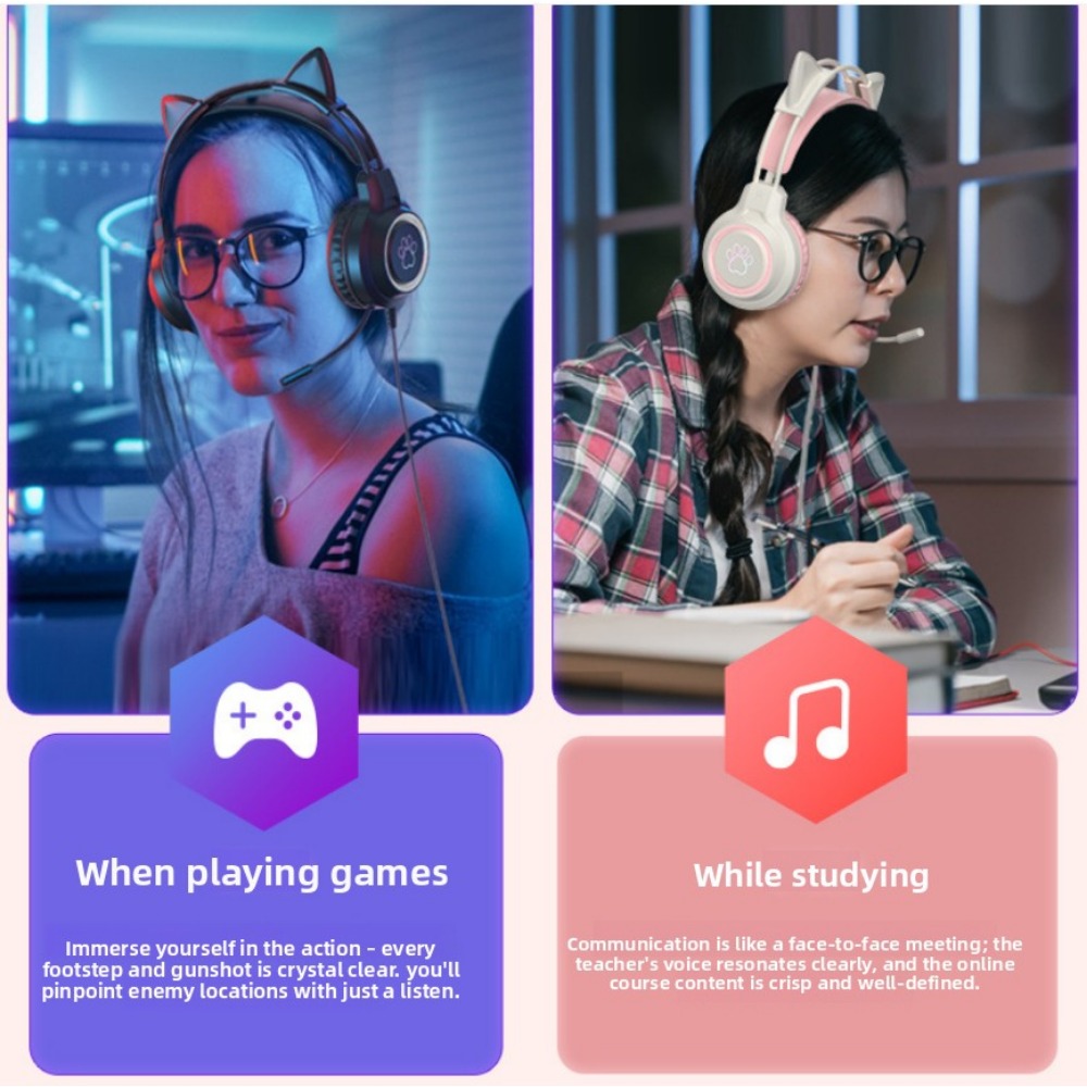 Earphone Gaming RGB dengan Mik - Gaming Headset With Mic Rgb ulasan dan harga