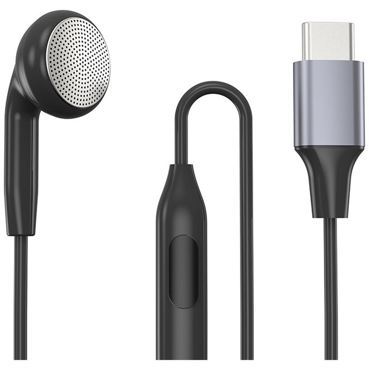 DT75BG Tipe C Earbud Tunggal d - Type C Wired Earphones With Mic ulasan dan harga