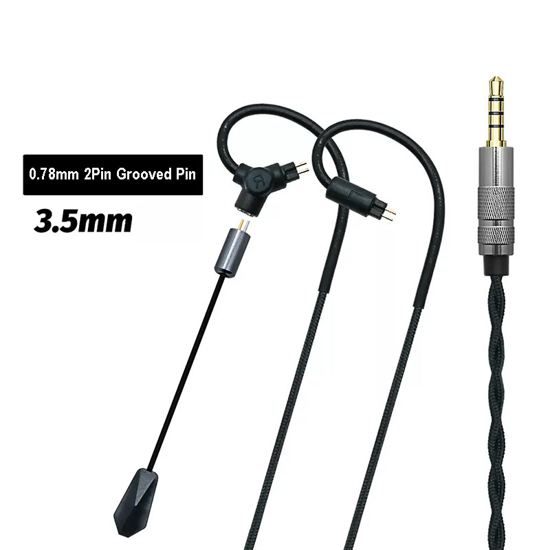 Kabel Earphone Gaming 0.78 QDC - Type C Wired Earphones With Mic ulasan dan harga